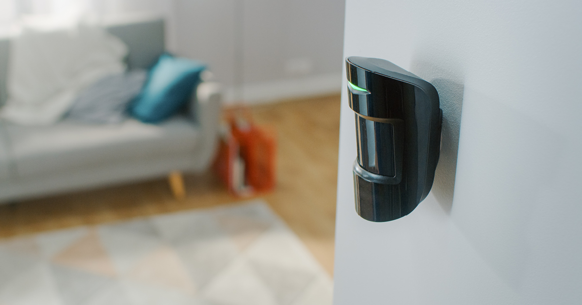 motion detector inside house