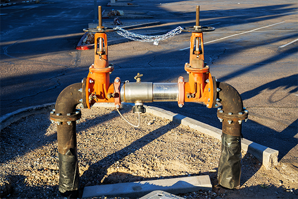 Water backflow prevention device